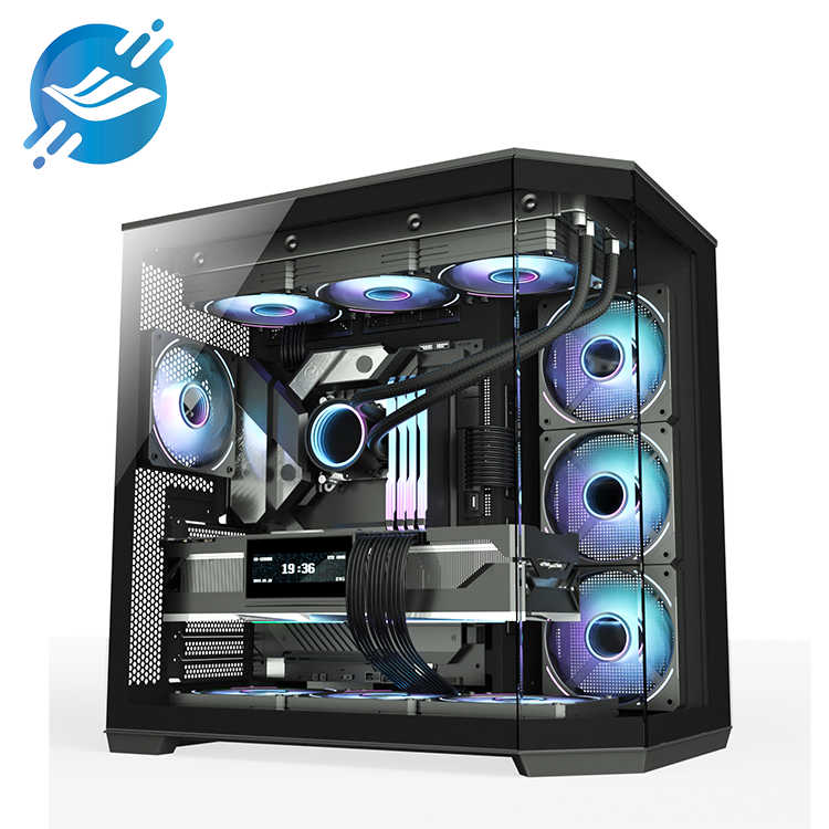 1. The appearance design of the gaming case is usually very cool, with transparent side panels or full glass side panels to show the internal hardware

2. The case usually has a removable dust filter to prevent dust from entering the case, extend the life of the hardware, and facilitate cleaning and maintenance

3. It has multiple fan brackets to maintain component temperature.

4. It is made of durable materials to enhance structural integrity and protection.

5. The inside of the gaming case usually has good wiring space and cable management holes, which is convenient for players to organize power and data cables, improve aesthetics and heat dissipation