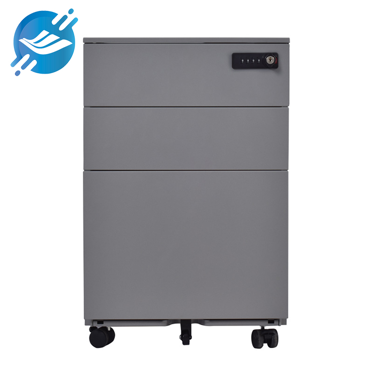 1.Easy to move: Equipped with high-quality pulleys at the bottom, it is easy to move without the effort of moving the cabinet.
2.Solid sheet metal structure: Made of high-quality sheet metal to ensure the durability and stability of the cabinet.
3.Safety lock design: With a safety lock function to ensure the privacy and security of stored items.
4.Multi-layer drawers: The three-drawer design provides ample storage space for documents or office supplies.
5.Customizable size: Supports customization of different sizes according to office needs to meet various space requirements.