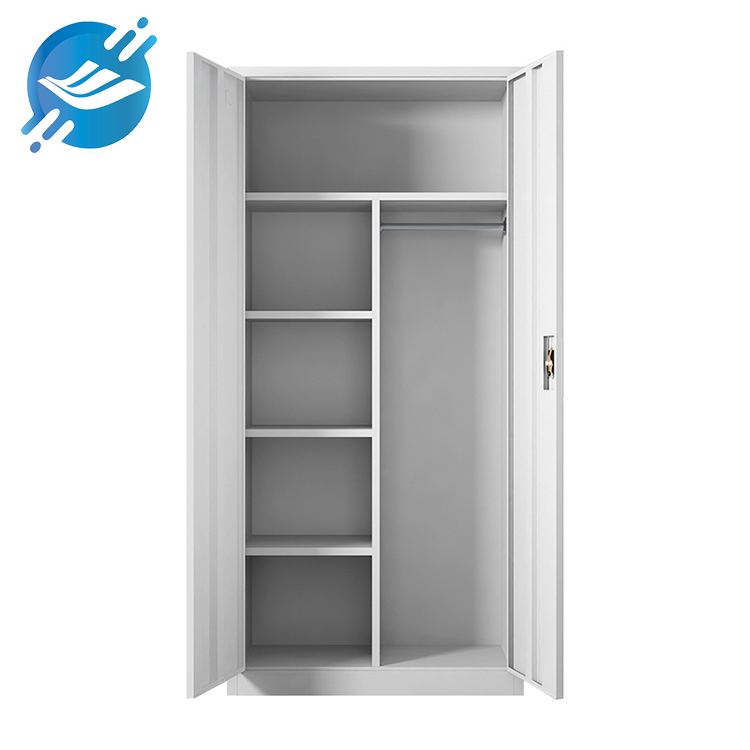 Bedroom Furniture Designs White Steel 2 Door Clothes Locker Metal Cabinet | Youlian (2)