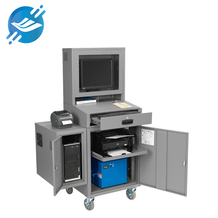 Secure Storage and Easy Mobility Mobile Computer Cabinet | Youlian 5