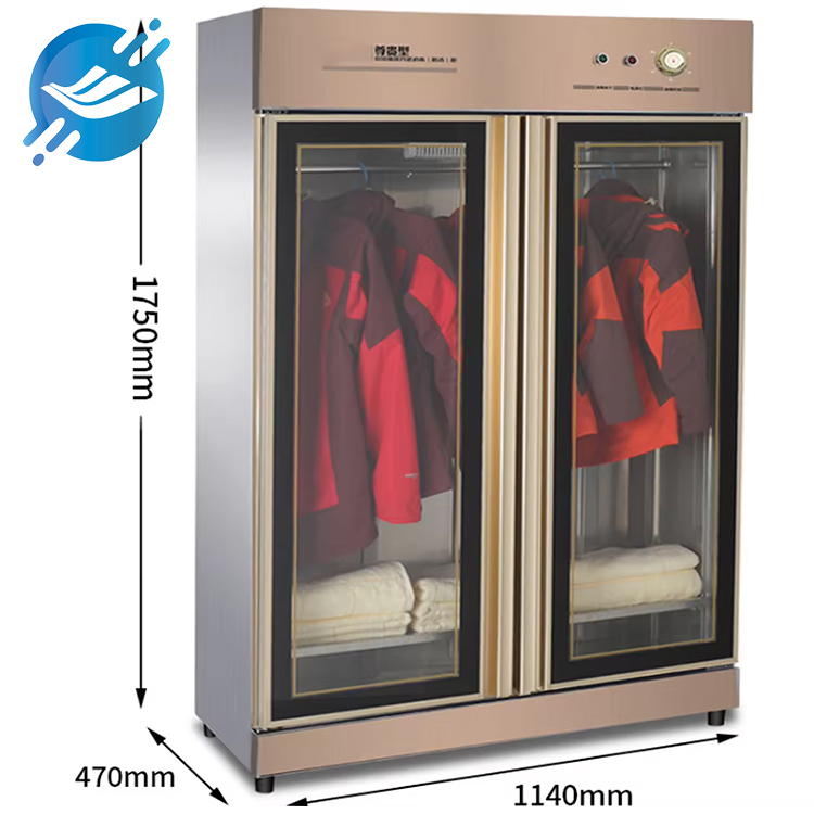 Ebe obibi igwe anaghị agba nchara maka Towel UV Sterilizer na Ozone Disinfection Cabinets with Dual Glass Door | Youlian 4