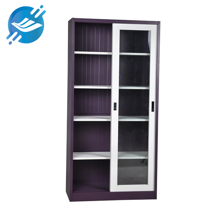 Sliding Door Glass Cabinet for Office and Home Storage Elegant and Functional Design | Youlian 2