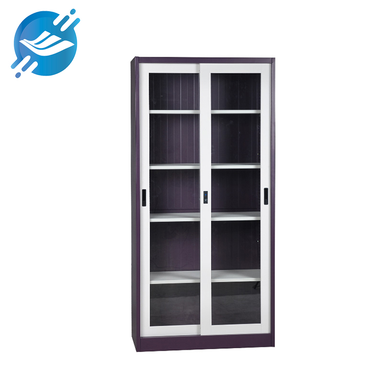 Sliding Door Glass Cabinet for Office and Home Storage Elegant and Functional Design | Youlian 1