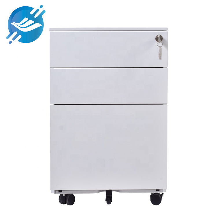 1.Easy to move: Equipped with high-quality pulleys at the bottom, it is easy to move without the effort of moving the cabinet.
2.Solid sheet metal structure: Made of high-quality sheet metal to ensure the durability and stability of the cabinet.
3.Safety lock design: With a safety lock function to ensure the privacy and security of stored items.
4.Multi-layer drawers: The three-drawer design provides ample storage space for documents or office supplies.
5.Customizable size: Supports customization of different sizes according to office needs to meet various space requirements.