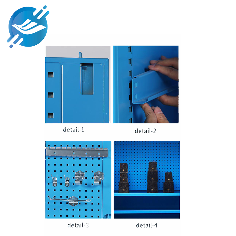 Кабинет за складирање на тешки алатки со организатор на Pegboard и прилагодливи полици Метален кабинет за работилница | Јулијан 5