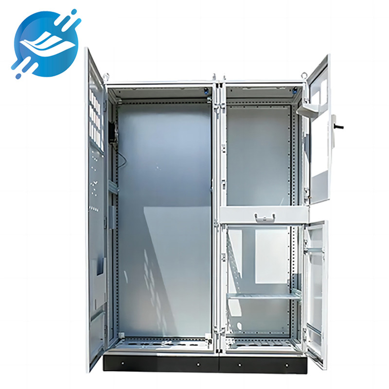 1.Material is Q235 steel/galvanized steel/stainless steel

2. Thickness 1.5MM

3. Welded frame, easy to disassemble and assemble, strong and reliable structure

4. Strong bearing capacity

5. Environmentally friendly, waterproof, dustproof, moisture-proof, rust-proof and corrosion-proof

6.Heat dissipation and ventilation

7. Application areas: communications, industry, electric power, power transmission, building electrical control boxes

8. Long service life, protection grade IP65

9. Two doors for easy maintenance

10. Accept OEM and ODM