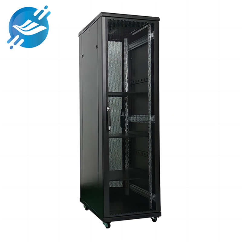 1. Made of SPCC cold-rolled steel plate & square tube & tempered glass

2. The server cabinet is easy to disassemble and assemble, and the structure is firm and reliable

3. Waterproof, dustproof, moisture-proof, anti-corrosion, etc.

4. The thickness of the four columns in the cabinet is 2.0MM, which is firm and durable, and has a stronger bearing capacity

5. The front and rear doors are fixed by hinges, which is convenient for you to maintain on both sides of the equipment

6. The server cabinet is equipped with a fan to ensure smoother heat dissipation of the equipment in the cabinet.

7. Application fields: communication, industry, electric power, power transmission, building electrical control box

8. Transportation of assembled finished products

9. Accept OEM and ODM