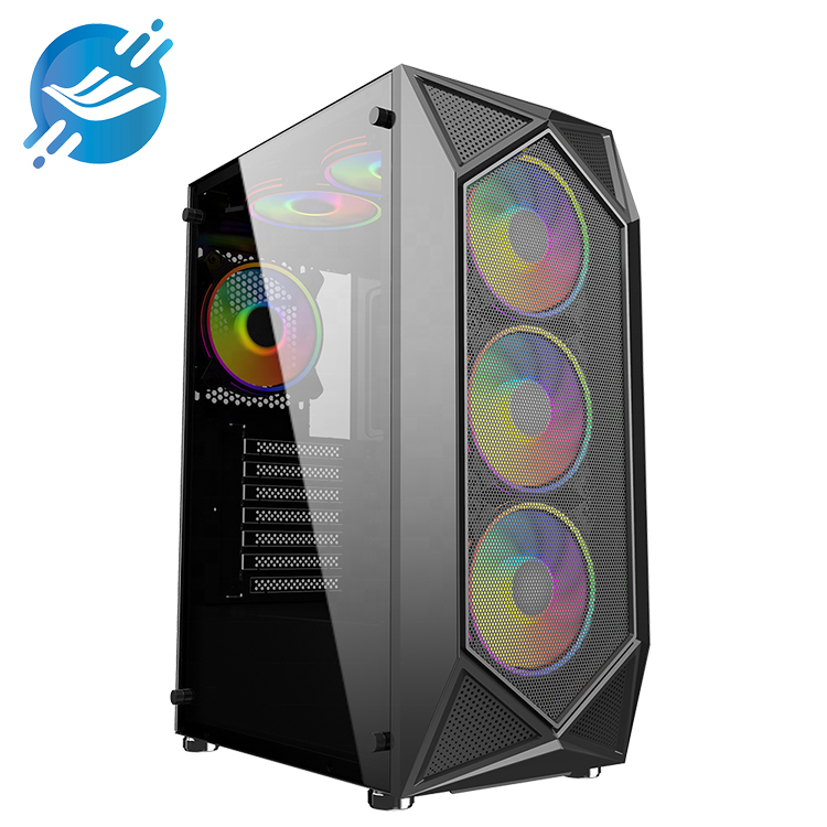 Binne jo in gaming-entûsjast op syk nei de perfekte buroblêd-gaming-pc-kompjûterkoffer om jo krêftige komponinten te ûnderbringen? Sjoch net fierder dan ús oanpaste Matx Atx mid-tower desktop gaming PC kompjûterkoffer fan hege kwaliteit. Dizze slanke en duorsume koffer is ûntworpen om de ultime gamingûnderfining te leverjen, wylst jo komponinten feilich en koel hâlde. Kies ús oanpaste Matx Atx mid-tower desktop gaming PC-kompjûterkoffer fan hege kwaliteit en bouwe de gaming-rig fan jo dreamen.