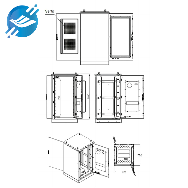 Tủ điều khiển, Tủ điều khiển ngoài trời, Tủ điều khiển có thể tùy chỉnh, Tủ chống nước, Phụ kiện kim loại